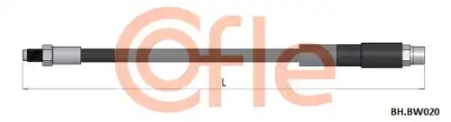 Шланг тормозной задн BMW 7 (E38) 94- / 5 (E39) 96- 92.BH.BW020 COFLE