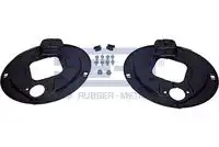 к-кт щитков пылезащитных! на ось кв. балка 150 SN4218/4220 25 град. BPW 15591 SE-M