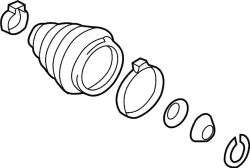 пыльник ШPУCа! Audi A1/TT, Seat Leon, VW Golf/Jetta 6R0498203A VAG