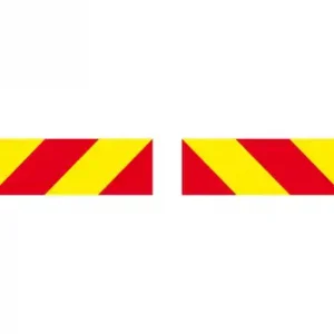 табличка ТС большой грузоподъемности! 2шт. самоклеящаяся 132x566 Omn D14706 VIGNAL