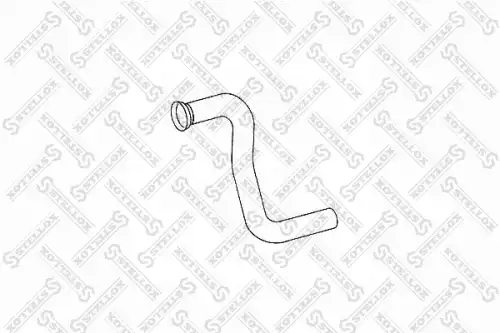 труба глушителя приемная !d=75 2-изг MB 711-1517 82-03676-SX STELLOX