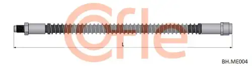 шланг тормозной задний! L=405 MB W211 all 02>