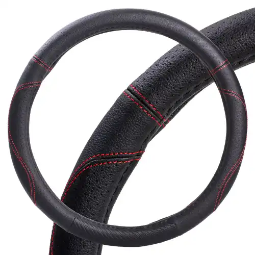 Чехол на руль AIRLINE AWS-LI-19M экокожа размер M 37-39 см