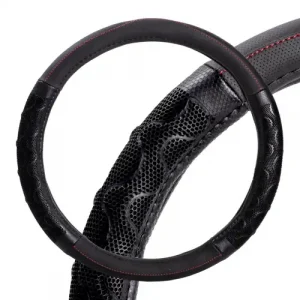 Чехол на руль AIRLINE AWS-LI-23M экокожа размер M 37-39 см