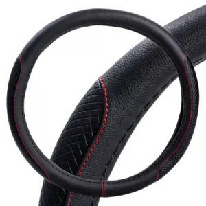 Чехол на руль AIRLINE AWS-LI-20M экокожа размер M 37-39 см