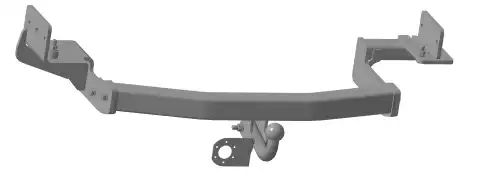 Фаркоп ORIS 4166-A условно-съемный 2500 кг./ 100 кг.