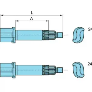 Вал тормозной BPW 05.097.62.52.2