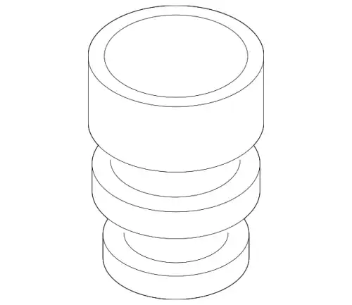 отбойник амортизатора переднего! VW Tiguan 08>/Touran all 03> 1K0412303M VAG