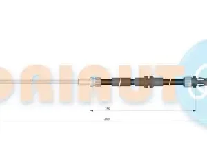 Трос ручного тормоза ADRIAUTO 55.0208.1