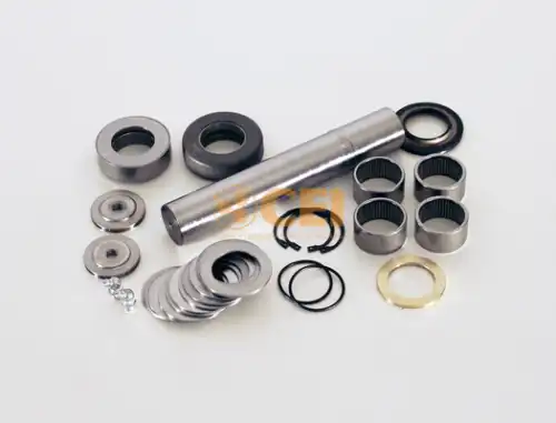 р/к шкворня! (мр) шкворень(38x226),4игольч.подш,2подш,1сальн,6уплотн,2крыш,2стопора,9шайбMB 230.075 CEI