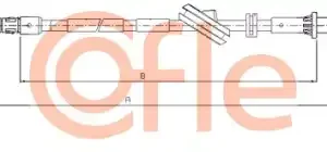 Трос ручного тормоза COFLE 92.10.9444