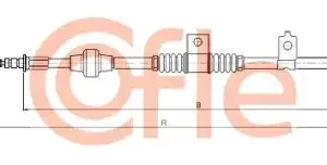 Трос ручного тормоза COFLE 92.17.2295