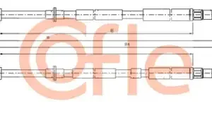 Трос ручного тормоза COFLE 92.11.5950