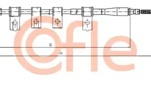 Трос ручного тормоза COFLE 92.17.3503