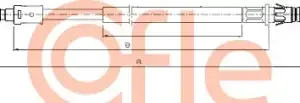 Трос ручного тормоза COFLE 92.10.4612