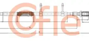 Трос ручного тормоза COFLE 92.10.4740