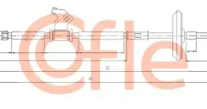 Трос ручного тормоза COFLE 92.11.5830