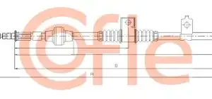 Трос ручного тормоза COFLE 92172297