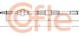 Трос ручного тормоза COFLE 92172037