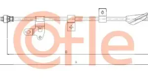 Трос ручного тормоза COFLE 92.17.1439