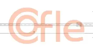 Трос ручного тормоза COFLE 92171095