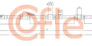 Трос ручного тормоза COFLE 92.17.2567