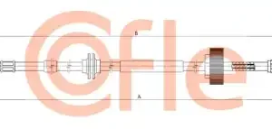 Трос ручного тормоза COFLE 92.10.4270