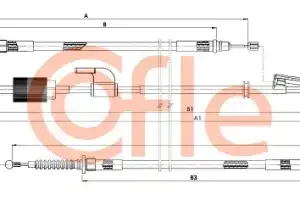 Трос ручного тормоза COFLE 92.11.5842