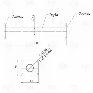 труба соед. вместо кат-ра! Daewoo Nexia 95> ECP 0502 TRIALLI