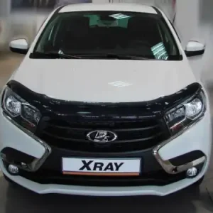 Дефлектор капота темный LADA Xray, HB, 2016- / Лада Иксрей NLDSVAZXR1612 AUTOFAMILY