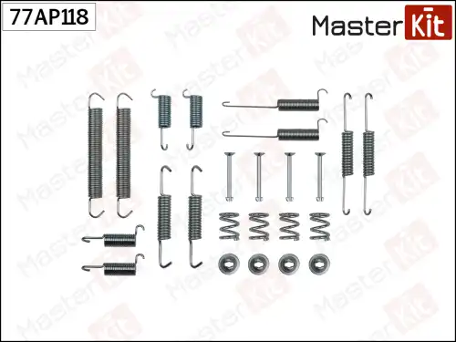 р/к торм.колодок задних!VW Transporter IV 90-03 77AP118 MASTERKIT