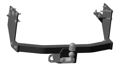 Фаркоп ORIS 5615F фланцевый 2500 кг./ 120 кг.