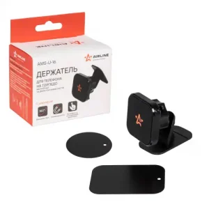 держатель для телефона! на торпедо магнитный на двухст. скотче AMS-U-16 AIRLINE