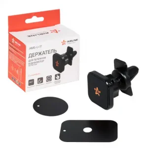 держатель для телефона! в дефлектор магнитный с шарниром AMS-U-17 AIRLINE