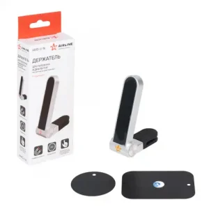 держатель для телефона! в дефлектор магнитный анодированный AMS-U-18 AIRLINE