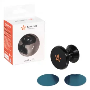 держатель для телефона! на торпедо магнитный анодированный AMS-U-23 AIRLINE