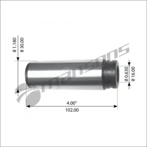 палец тормоз. колодки !D16xD30x102mm MB M5321 MANSONS