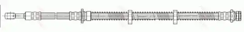 шланг тормозной передний! L=440 Land Rover Freelander 1.8/2.5/2.0Di 98> PHD345 TRW