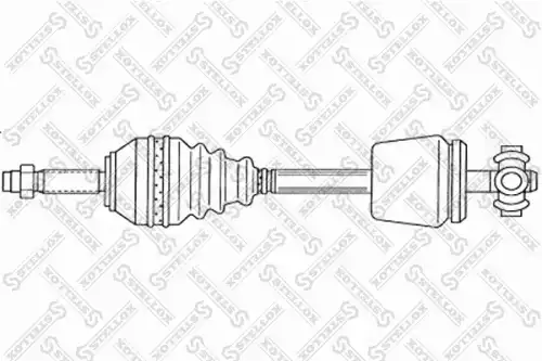 Вал приводной в сборе STELLOX 158 1766-SX