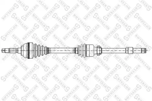 Вал приводной в сборе STELLOX 158 1772-SX