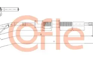 Трос ручного тормоза COFLE 92.10.9471