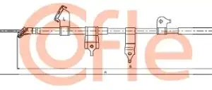 Трос ручного тормоза COFLE 92.17.1566