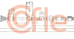 Трос ручного тормоза COFLE 92.17.4232