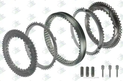 синхронизатор КПП! в сборе (3сухаря+3пружины+5колец) ZF Ecosplit II-III 95531358 EURORICAMBI