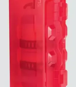 ящик для огнетушителя! 6кг.,полупрозрачный красный,D=150-170mm,305x627x220мм Universal 80-01668-SX STELLOX