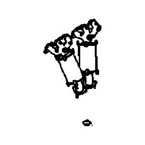 Прокладка глушителя GM 96337657