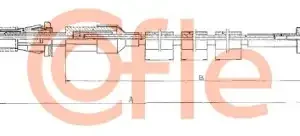Трос газа для автомобиля COFLE 92.11.919