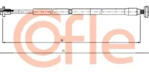 Трос газа для автомобиля COFLE 92.10.0904