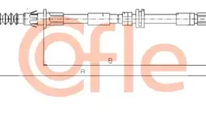 Трос ручного тормоза COFLE 92.11.5510