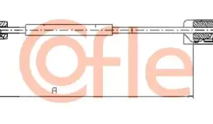 Трос ручного тормоза COFLE 92.11.5935